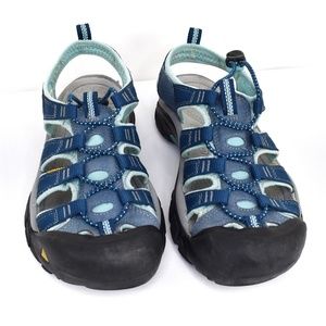 Keen Teal Poseidon/Capri Newport H2 Hiking Water Sandals Waterproof Women Size 9